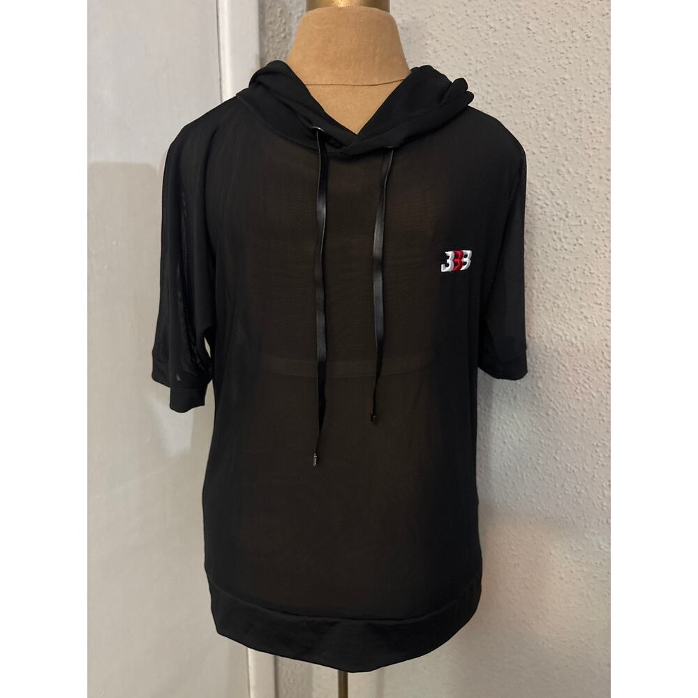 Lady BBB Big Baller Brand Short Sleeve Hoodie Top L Streetwear Casual Basketball